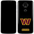 NFL Washington Commanders Black Background Moto E5 Plus Skin