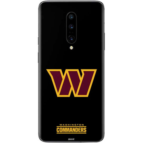 NFL Washington Commanders Black Background OnePlus 7 Pro Skin