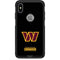 NFL Washington Commanders Black Background Otterbox Commuter iPhone Skin