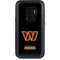 NFL Washington Commanders Black Background Otterbox Defender Galaxy Skin