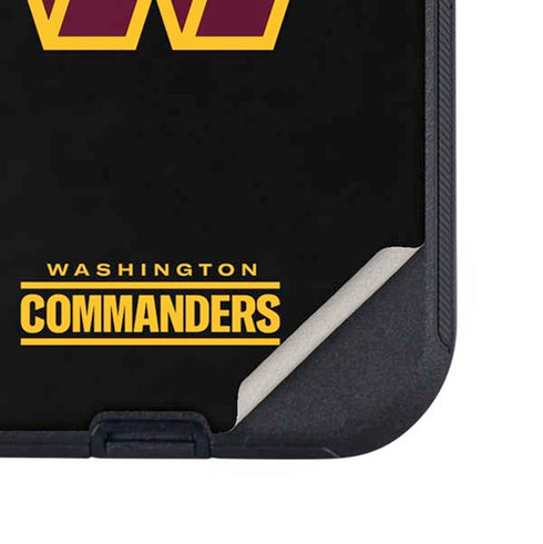 NFL Washington Commanders Black Background Otterbox Defender iPhone Skin