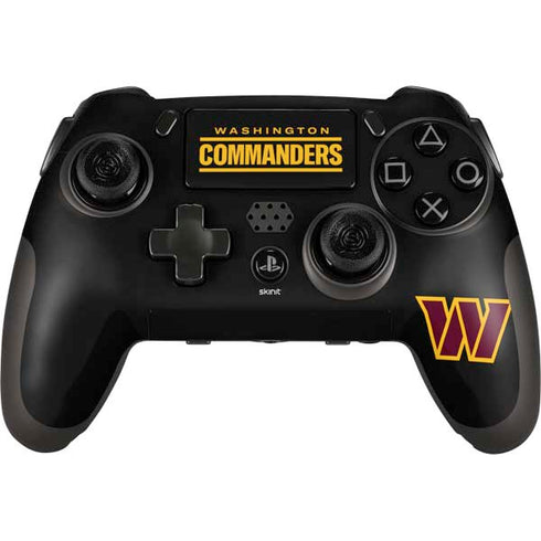 NFL Washington Commanders Black Background PlayStation Scuf Vantage 2 Controller Skin