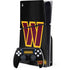 NFL Washington Commanders Black Background PS5 Slim Disk Bundle Skin