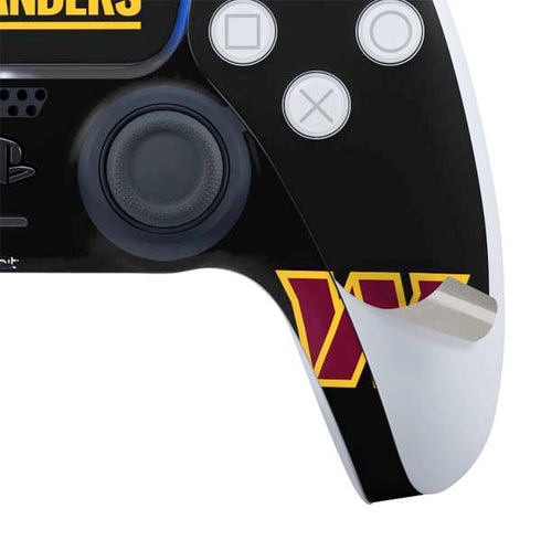 NFL Washington Commanders Black Background PS5 Slim Digital Edition Bundle Skin