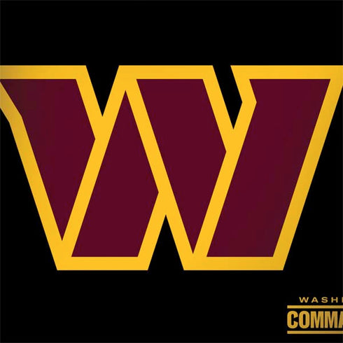 NFL Washington Commanders Black Background Surface Book 2 13.5in Skin