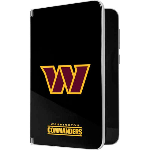 NFL Washington Commanders Black Background Surface Duo Skin