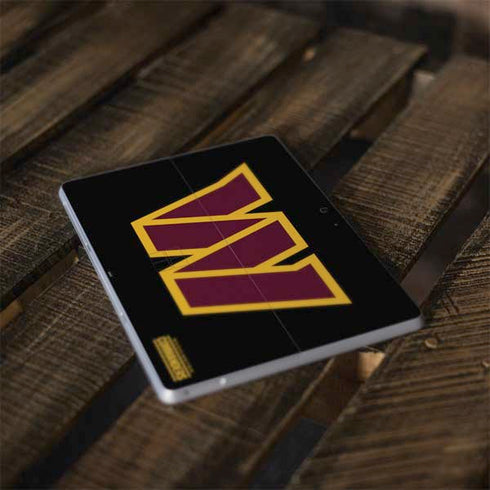 NFL Washington Commanders Black Background Surface Go Skin