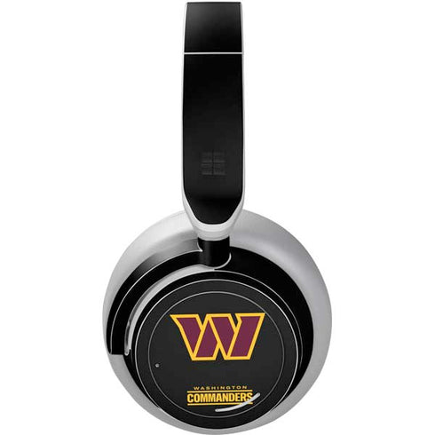 NFL Washington Commanders Black Background Surface Headphones Skin