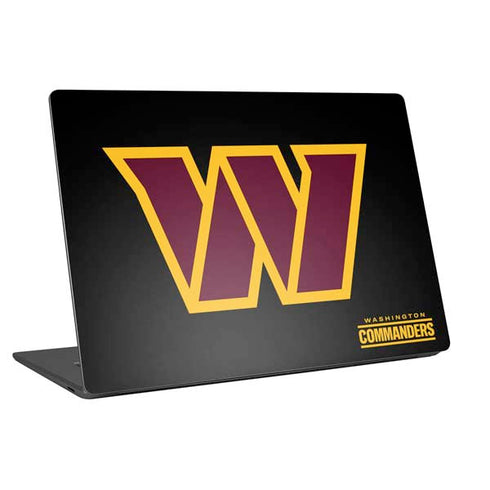 NFL Washington Commanders Black Background Universal Laptop 16in (13 x 9.4in) Skin