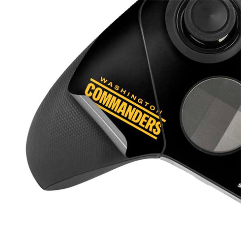 NFL Washington Commanders Black Background Xbox Elite Wireless Controller Series 2 Skin