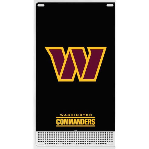 NFL Washington Commanders Black Background Xbox Series S Skins