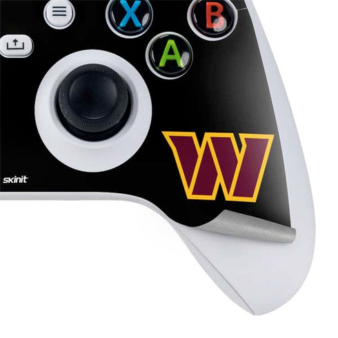 NFL Washington Commanders Black Background Xbox Series S Bundle Skin
