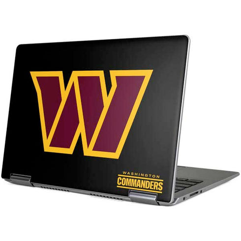 NFL Washington Commanders Black Background Yoga 710 14in Skin