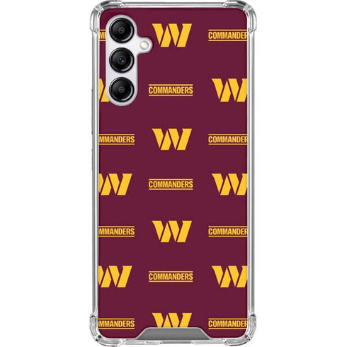 NFL Washington Commanders Blitz Series Galaxy A14 5G Clear Case