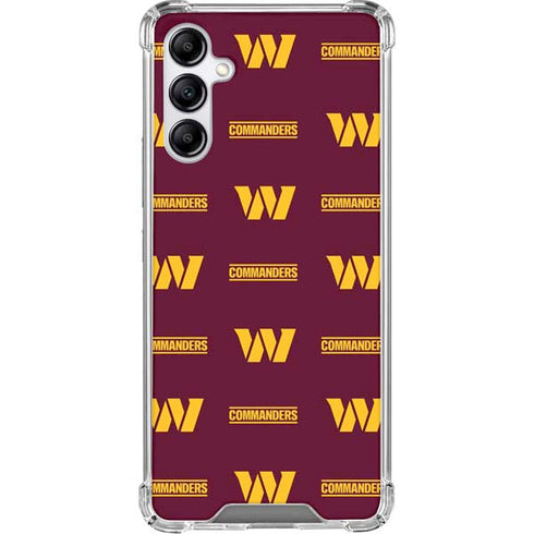 NFL Washington Commanders Blitz Series Galaxy A15 5G Clear Case