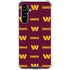 NFL Washington Commanders Blitz Series Galaxy A54 5G Clear Case