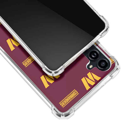 NFL Washington Commanders Blitz Series Galaxy A54 5G Clear Case