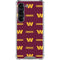 NFL Washington Commanders Blitz Series Galaxy S23 Clear Case