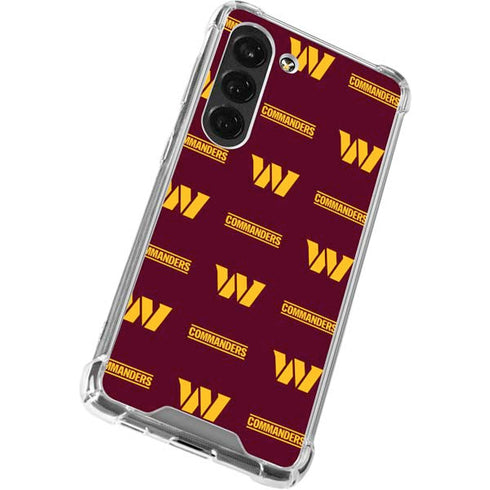 NFL Washington Commanders Blitz Series Galaxy S23 Clear Case