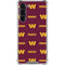 NFL Washington Commanders Blitz Series Galaxy S23 Plus Clear Case