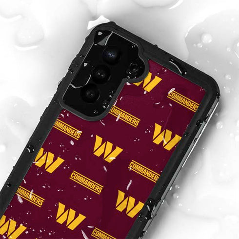 NFL Washington Commanders Blitz Series Galaxy S23 Plus Waterproof Case