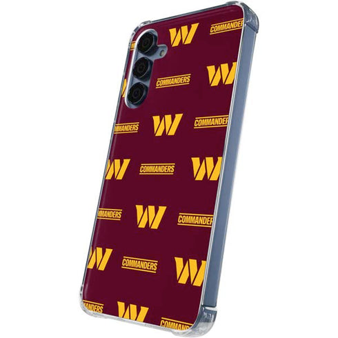 NFL Washington Commanders Blitz Series Galaxy S24 Clear Case