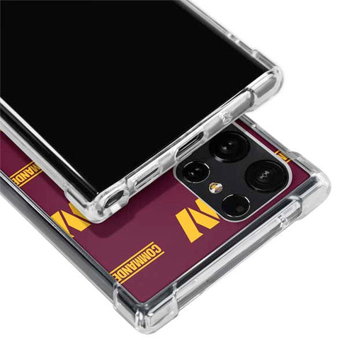 NFL Washington Commanders Blitz Series Galaxy S24 Ultra Clear Case