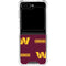 NFL Washington Commanders Blitz Series Galaxy Z Flip5 5G Clear Case