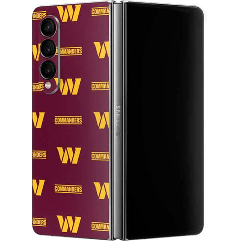 NFL Washington Commanders Blitz Series Galaxy Z Fold4 5G Skin