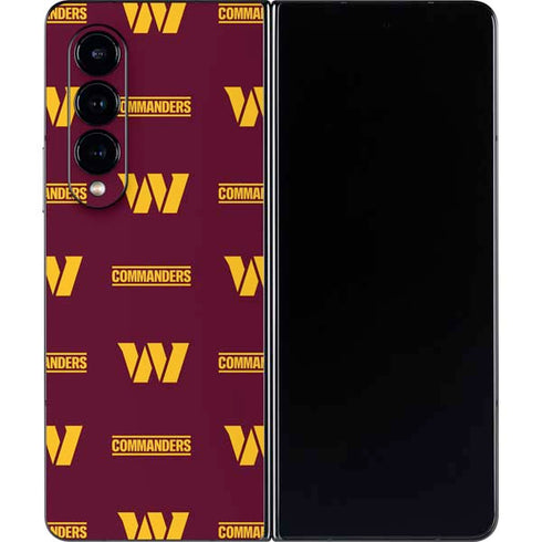 NFL Washington Commanders Blitz Series Galaxy Z Fold4 5G Skin