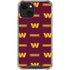 NFL Washington Commanders Blitz Series iPhone 14 Plus Clear Case