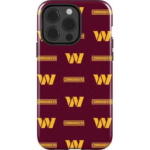 NFL Washington Commanders Blitz Series iPhone 15 Pro Impact Case