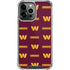 NFL Washington Commanders Blitz Series iPhone 14 Pro Max Clear Case
