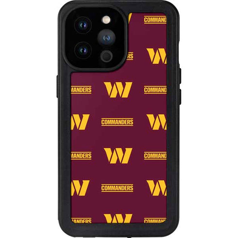 NFL Washington Commanders Blitz Series iPhone 14 Pro Max Waterproof Case