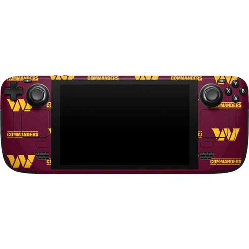 NFL Washington Commanders Blitz Series Steam Deck Handheld Gaming Computer Skin
