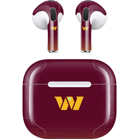 NFL Washington Commanders Breakaway Apple AirPods (3rd Gen 2021) Skin