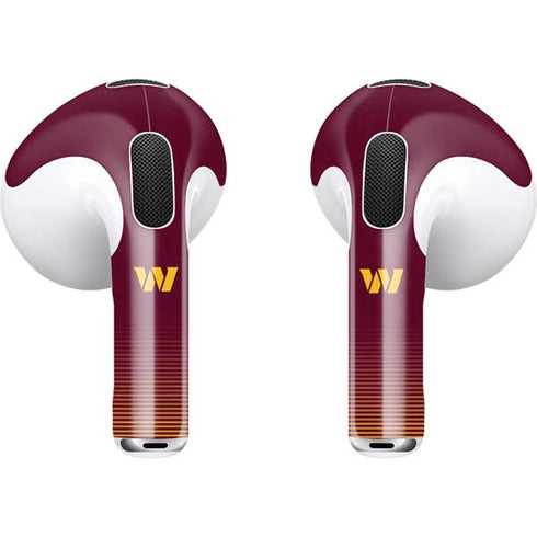NFL Washington Commanders Breakaway Apple AirPods (3rd Gen 2021) Skin