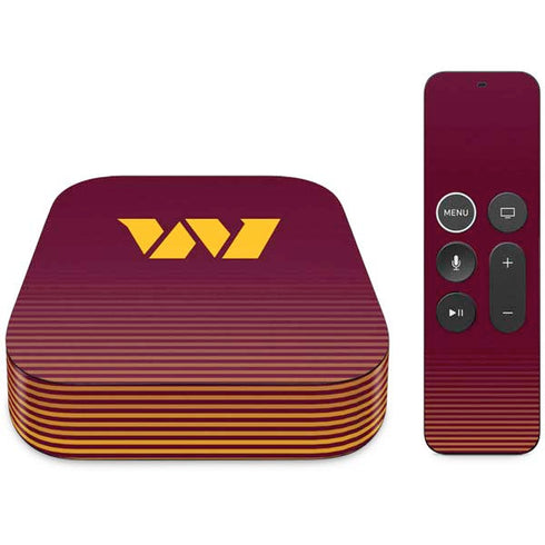 NFL Washington Commanders Breakaway Apple TV Skin