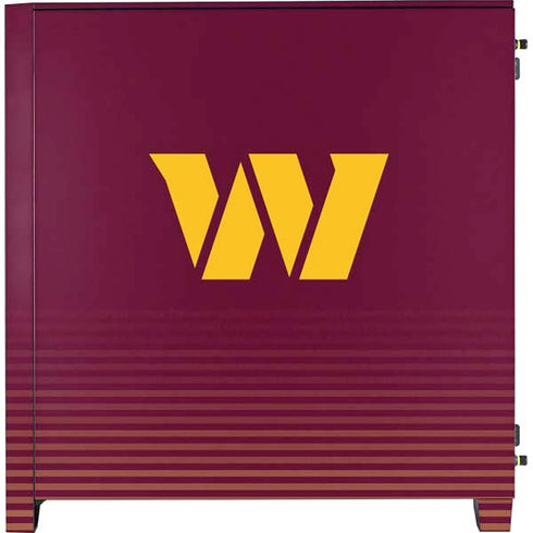 NFL Washington Commanders Breakaway Corsair 4000D Tempered Glass Mid-Tower ATX Case Skin