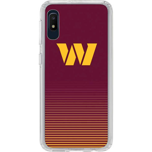 NFL Washington Commanders Breakaway Galaxy A10e Clear Case