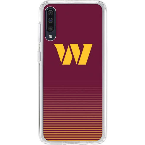 NFL Washington Commanders Breakaway Galaxy A50 Clear Case