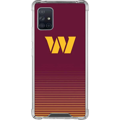 NFL Washington Commanders Breakaway Galaxy A51 5G Clear Case
