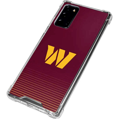 NFL Washington Commanders Breakaway Galaxy Note20 5G Clear Case