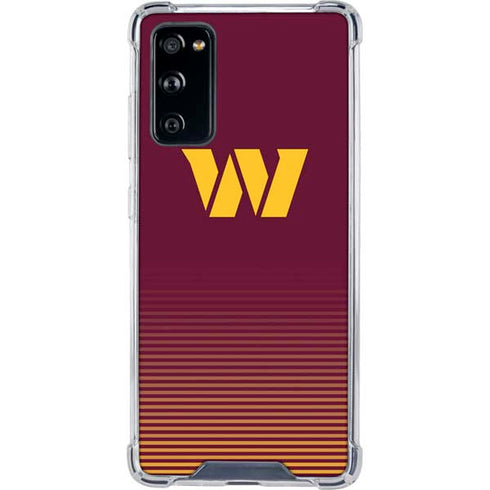 NFL Washington Commanders Breakaway Galaxy S20 FE Clear Case