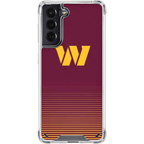 NFL Washington Commanders Breakaway Galaxy S21 5G Clear Case