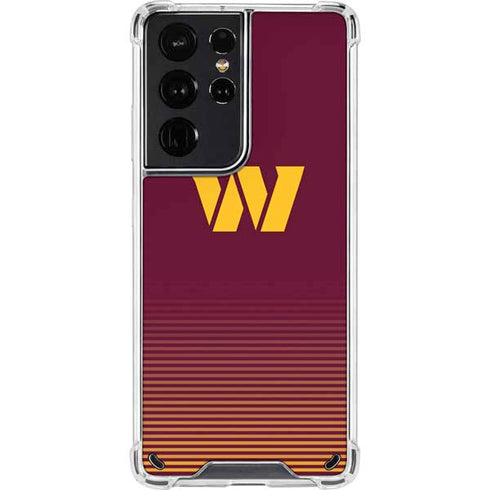 NFL Washington Commanders Breakaway Galaxy S21 Ultra 5G Clear Case