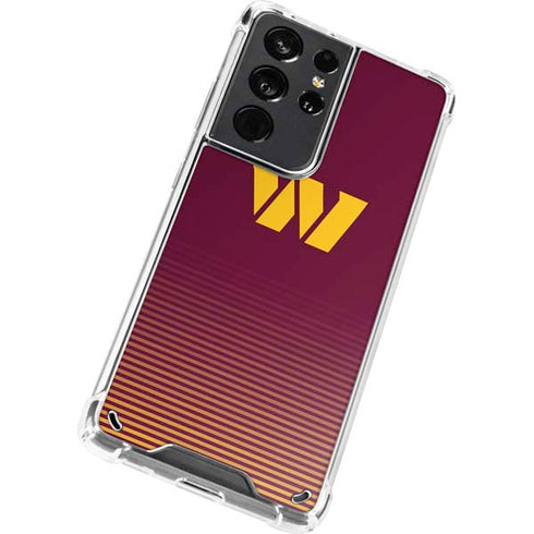 NFL Washington Commanders Breakaway Galaxy S21 Ultra 5G Clear Case