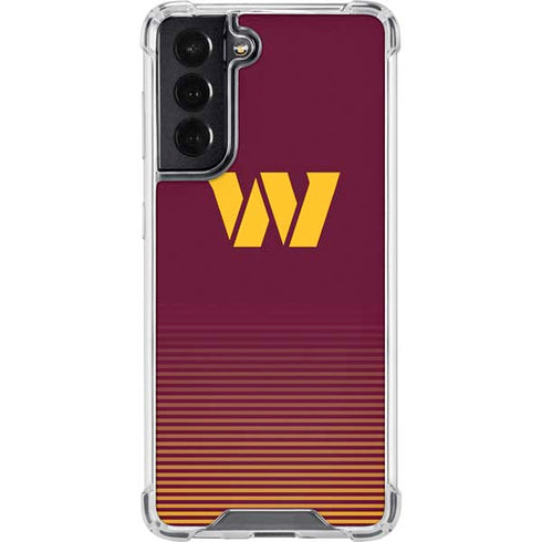 NFL Washington Commanders Breakaway Galaxy S22 Clear Case