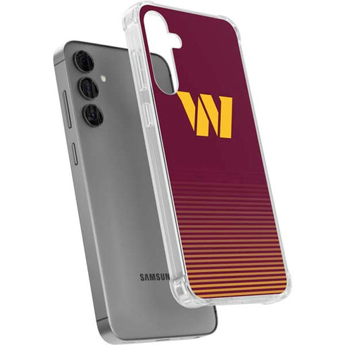 NFL Washington Commanders Breakaway Galaxy S24 Plus Clear Case