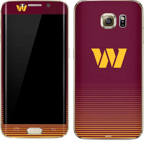 NFL Washington Commanders Breakaway Galaxy S7 Edge Skin